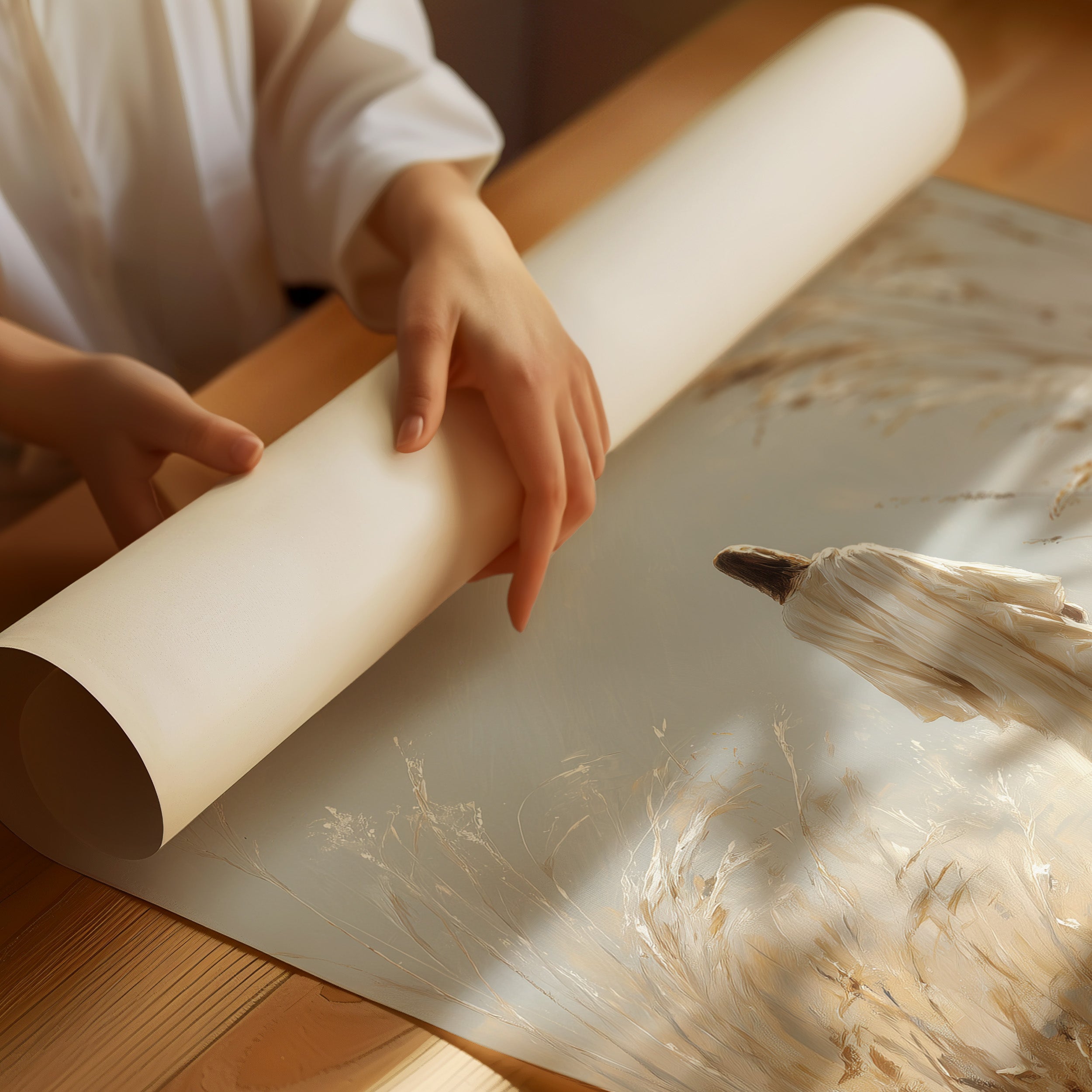 Between Wheat And Morning Light