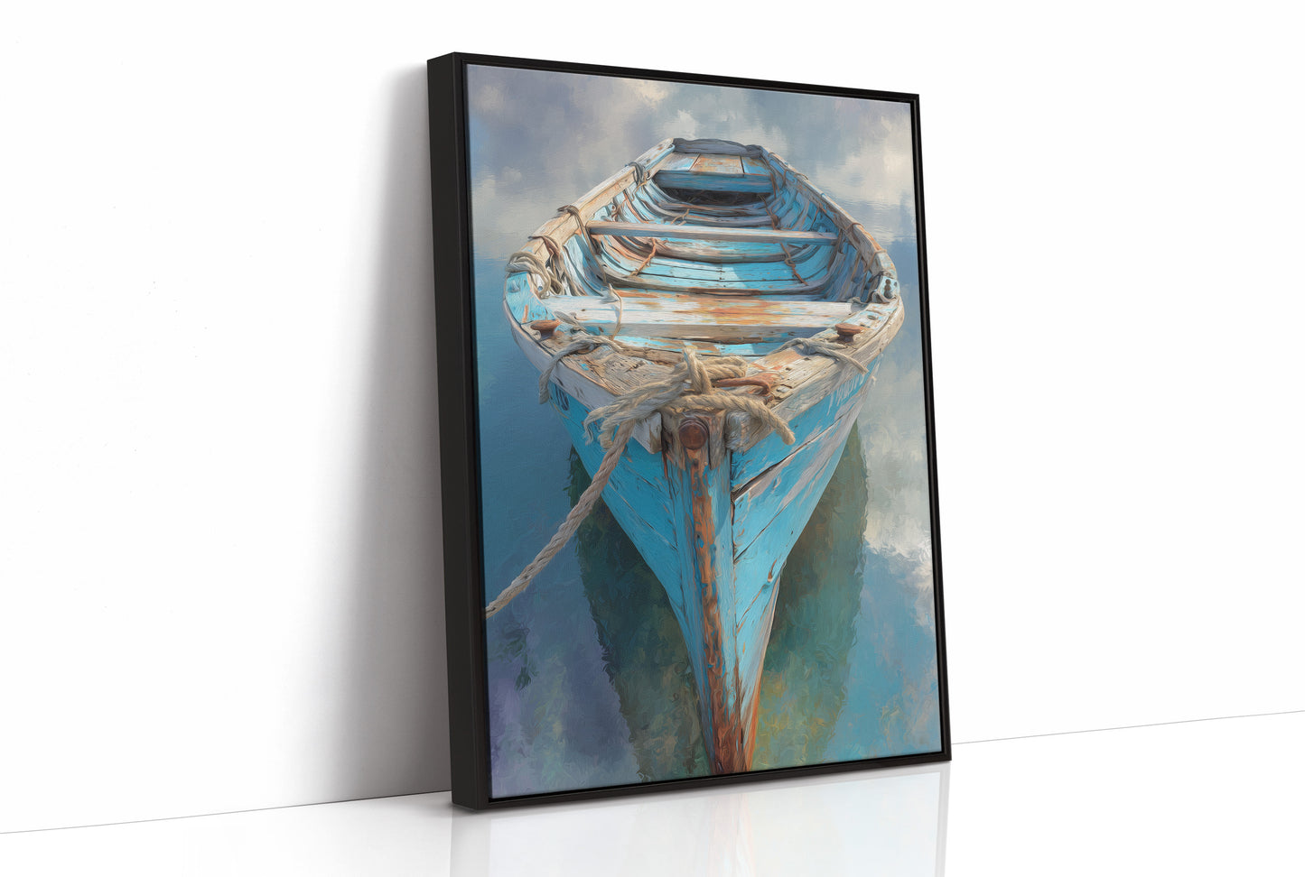 Azure Vessel Awaits The Tide