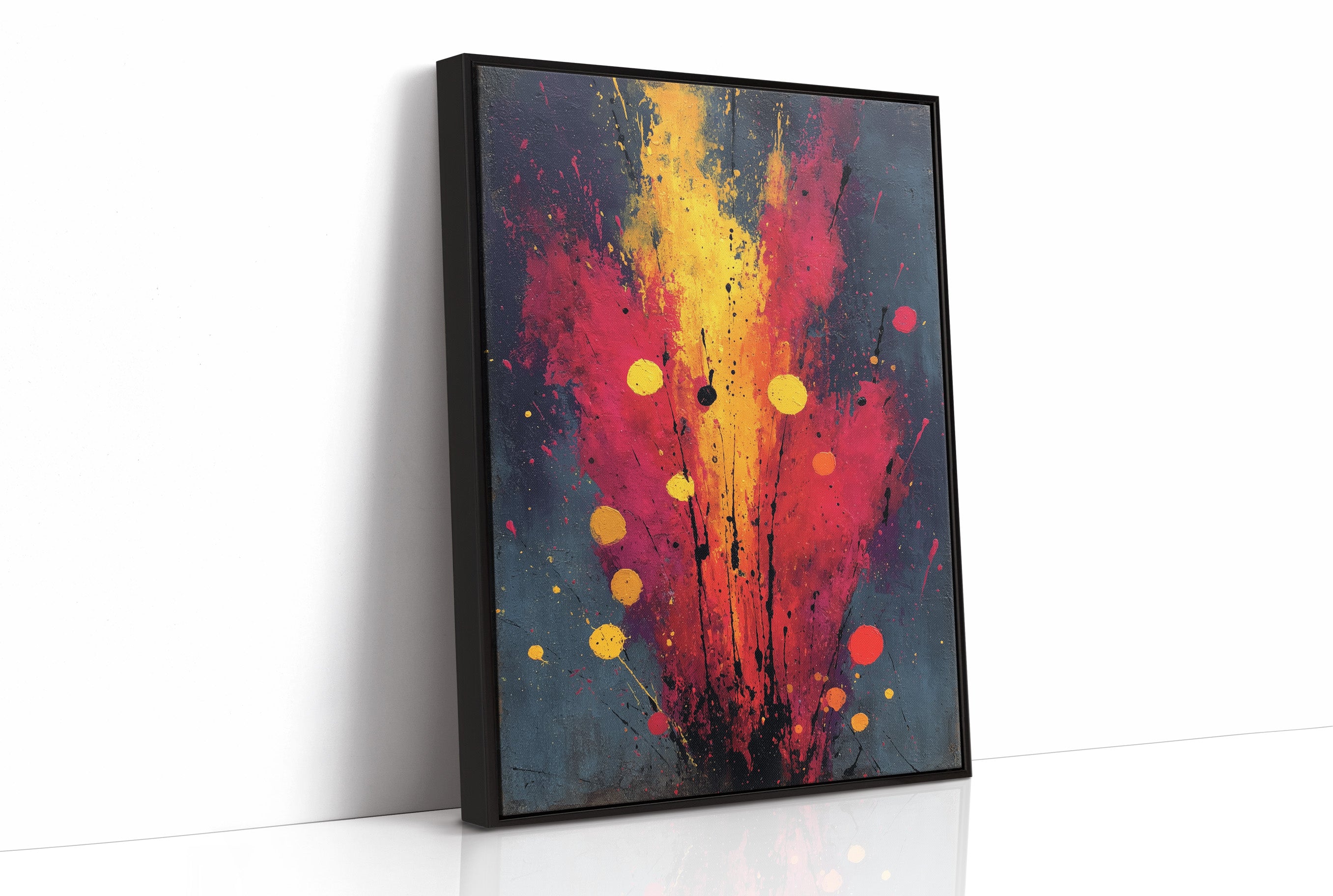 Eruption in Fire and Fuchsia