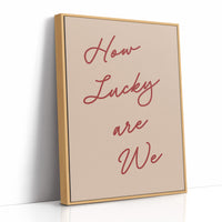 Lucky, In Cursive