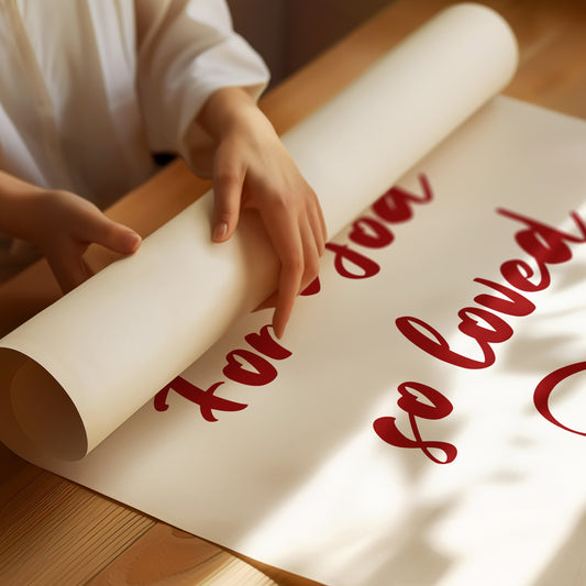 Sacred Letters Paint Crimson Grace