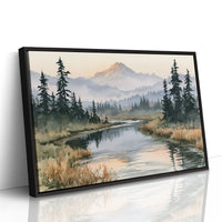 River's Path to Distant Peaks