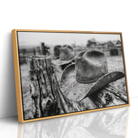 Weathered Hat on the Rail
