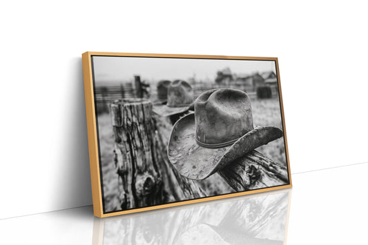 Weathered Hat on the Rail
