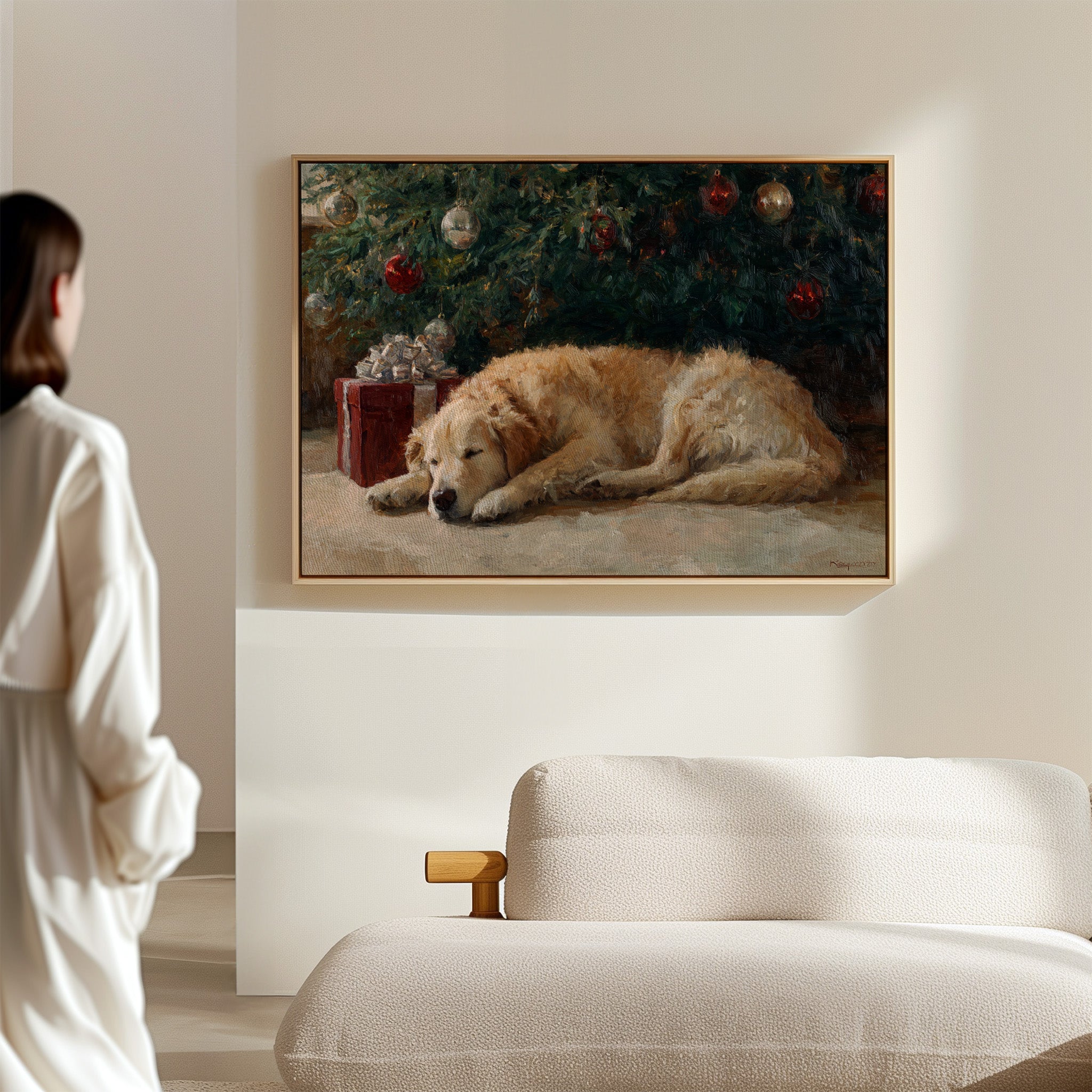 Beneath the Tree's Gentle Guard