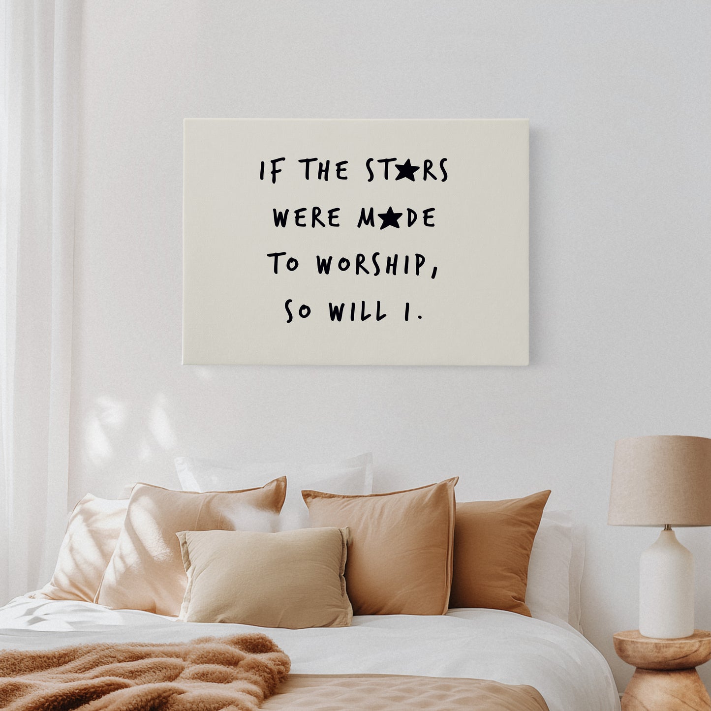 So Will I Worship Stars Print