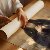 Sacred Light Upon Wooden Table