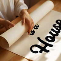 Sanctuary Words Embrace White Canvas