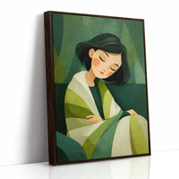 She Rests Inside the Green