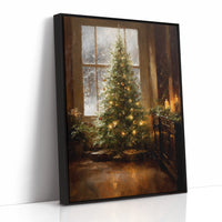 Glistening Pines and Warm Embrace