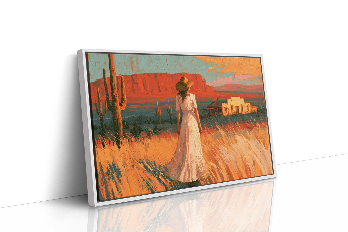 Homestead In Amber Light