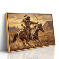 Desert Rider Drawing His Bow