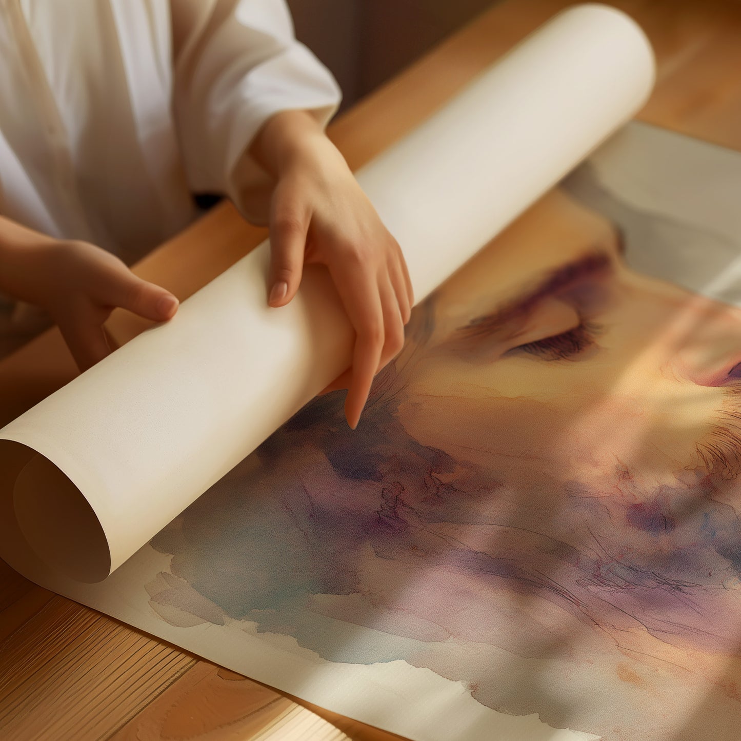 Watercolor Thoughts In Morning Light