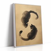 Feline Brushstrokes Share Quiet Secrets