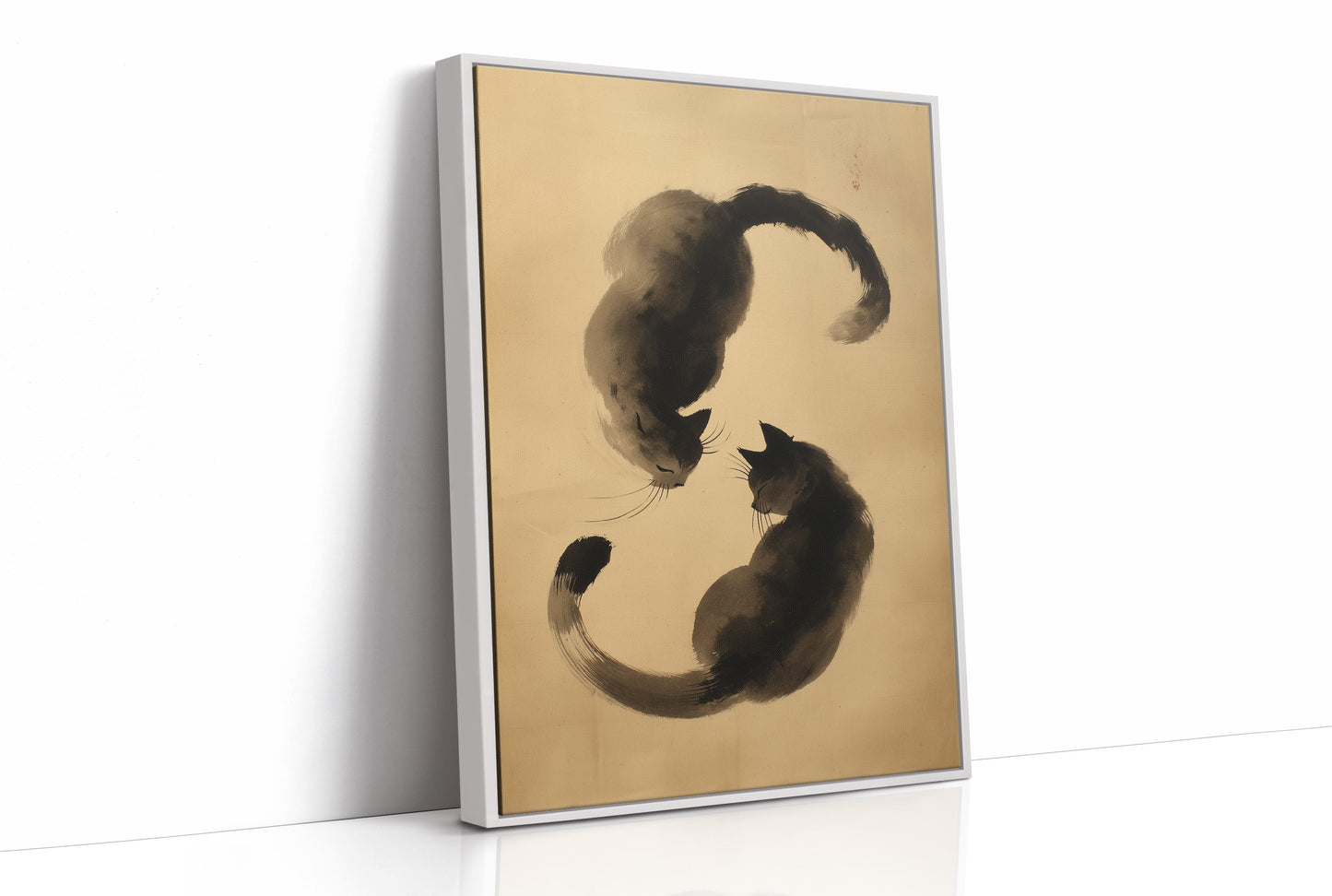 Feline Brushstrokes Share Quiet Secrets