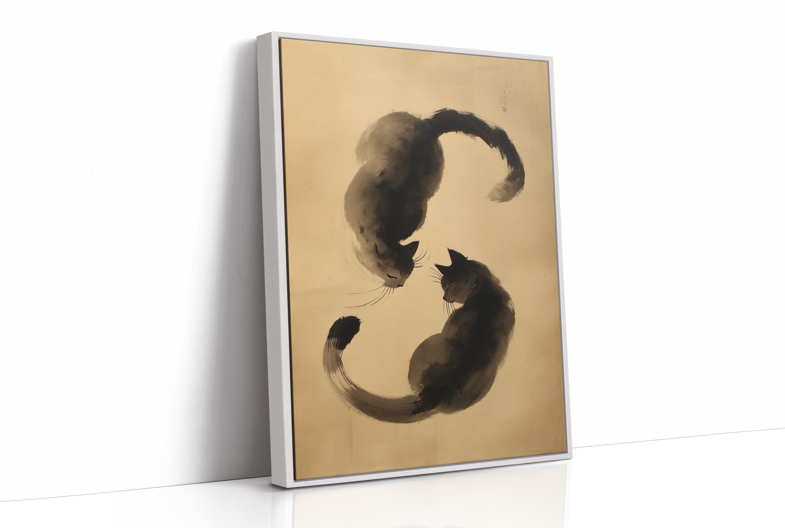 Feline Brushstrokes Share Quiet Secrets