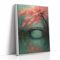 Cherry Blossoms Bridge Urban Sanctuary