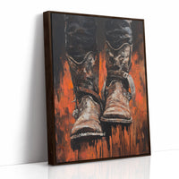 Burnt Leather Cowboy Boots