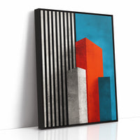 Towers in Red and Blue