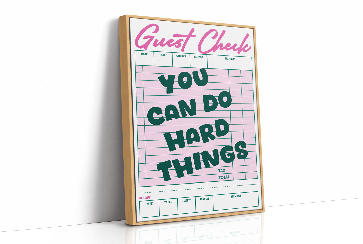You Can Do Hard Things Guest Check