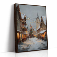 Twinkling Lights and Frosted Streets