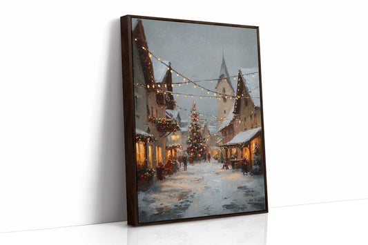 Twinkling Lights and Frosted Streets