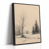 When Silence Paints the Frost