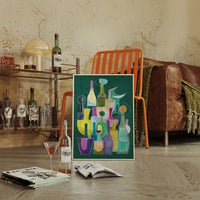 Colorful Bottles Share Secret Stories