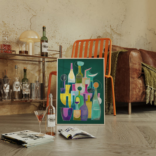 Colorful Bottles Share Secret Stories