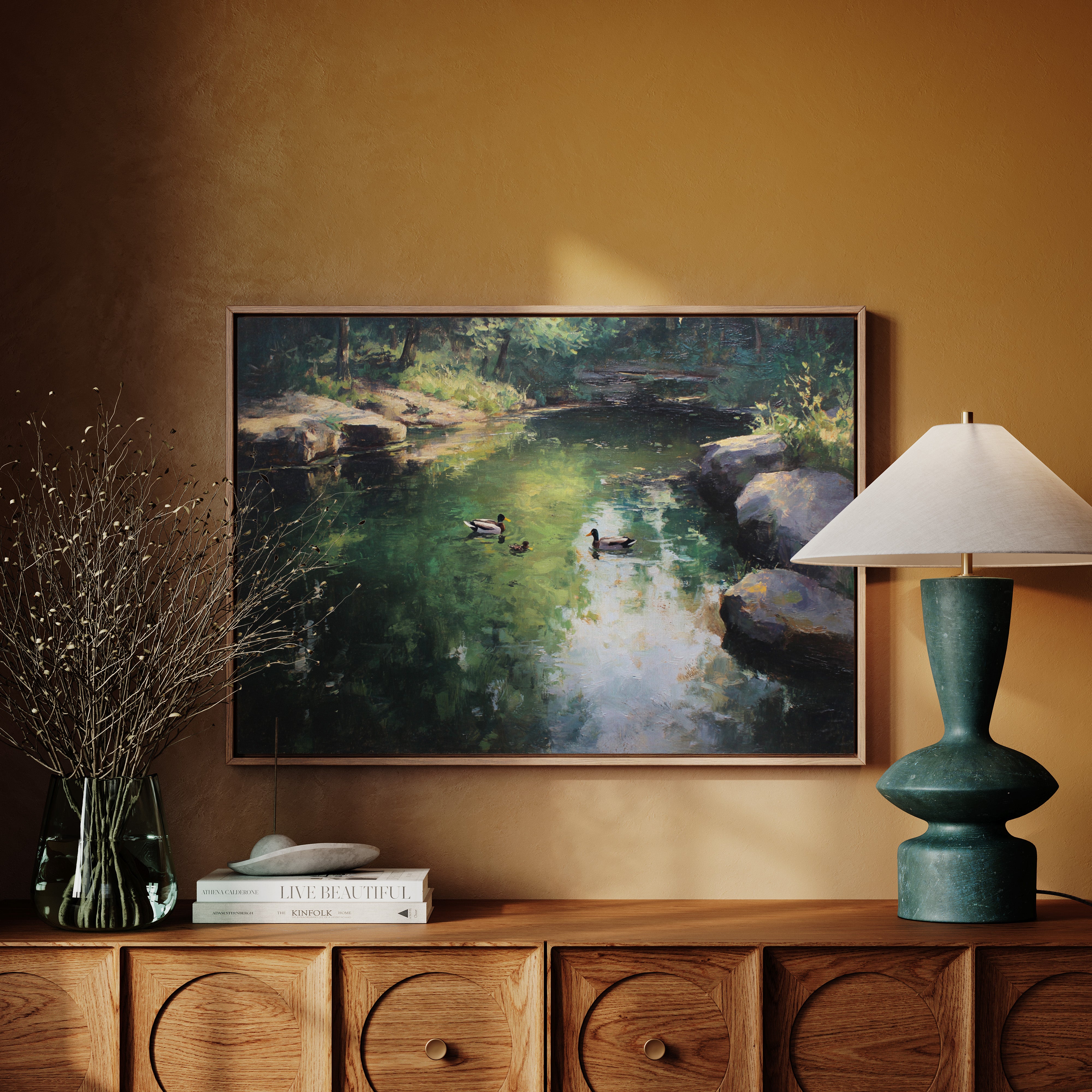 Mallards Find Their Secret Pool