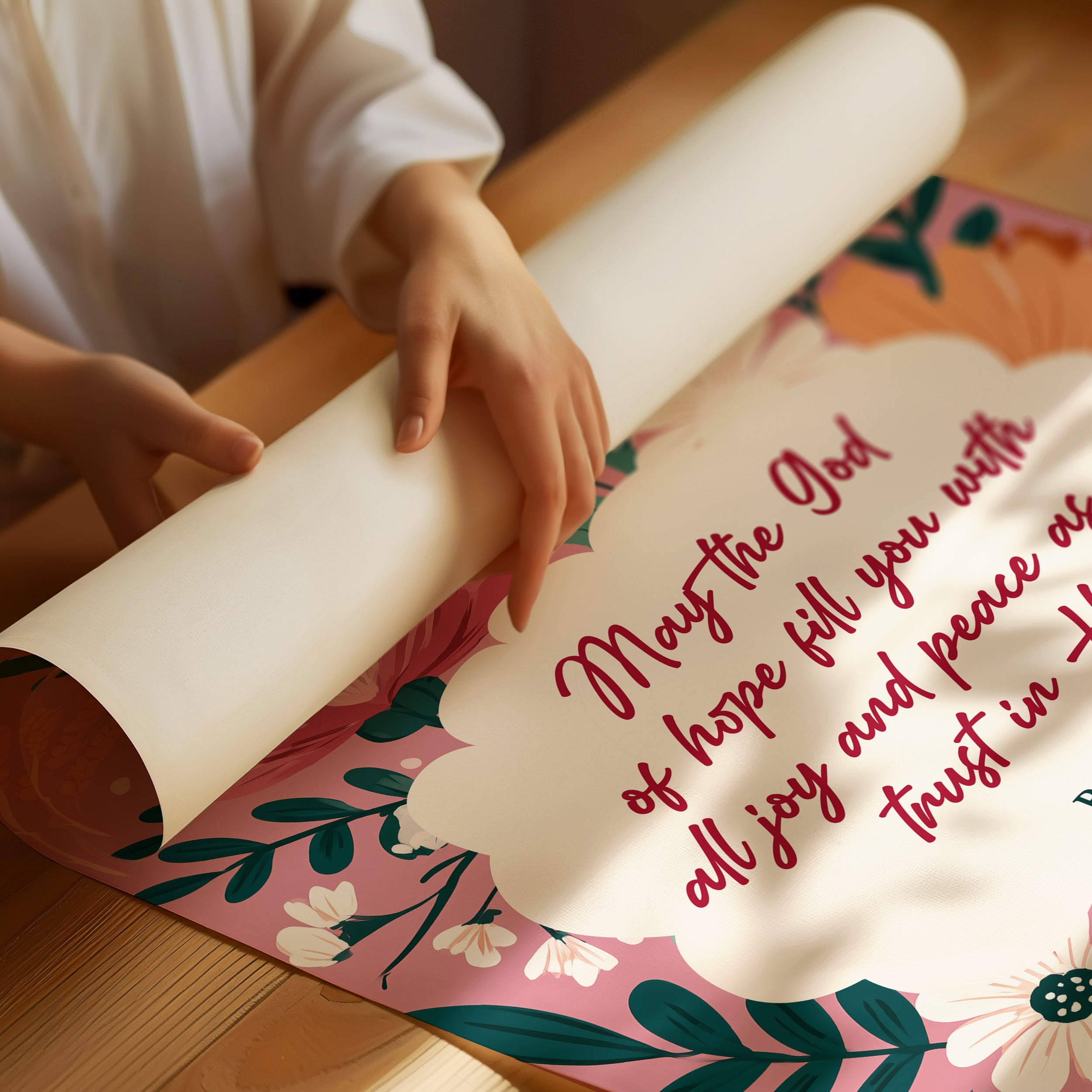 Blossoms of Faith: Scripture's Gentle Promise - Romans 15:13