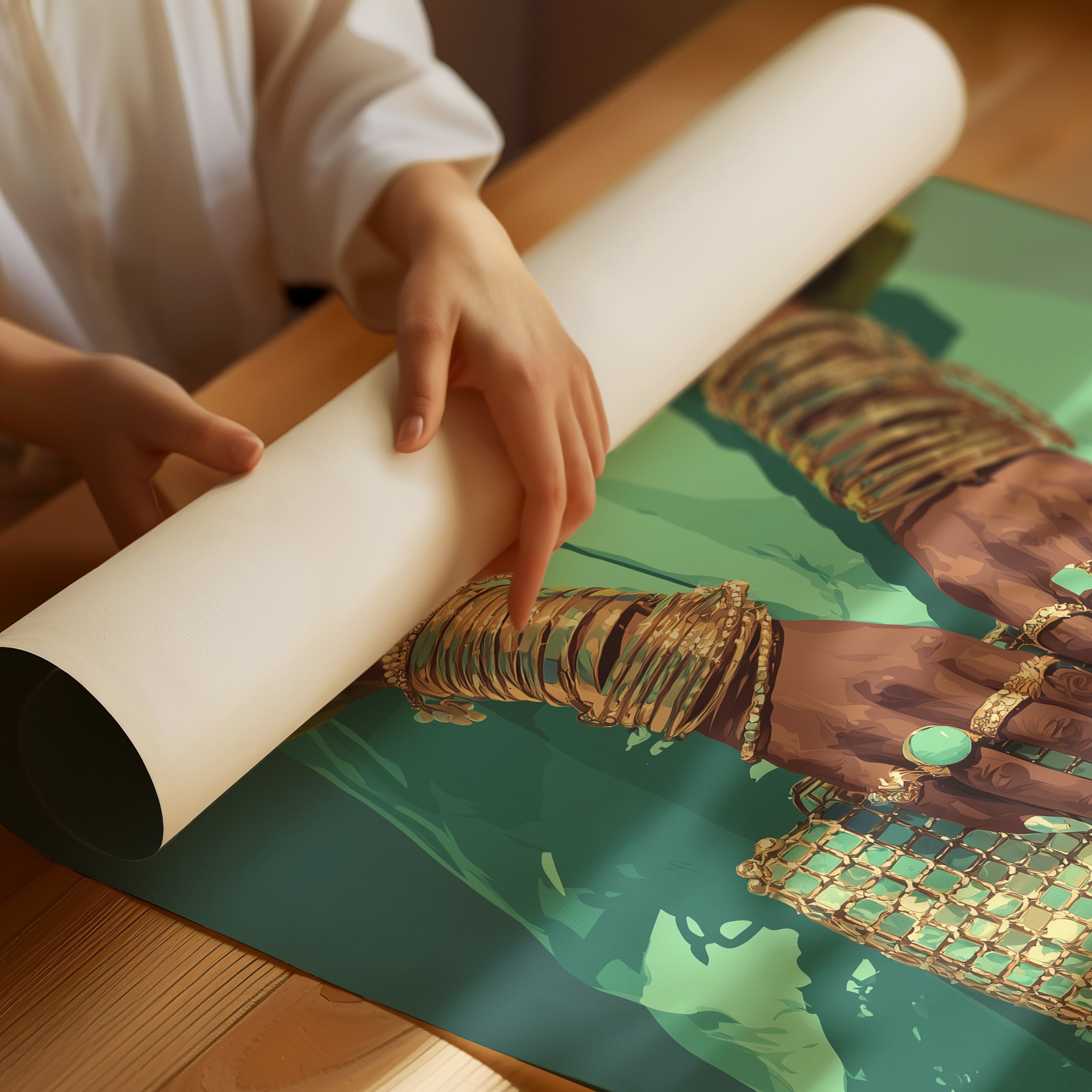 Gilded Hands, Mint Hour