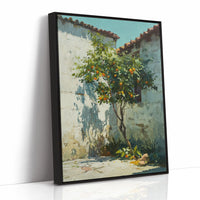 Oranges Beneath the Sunlit Wall