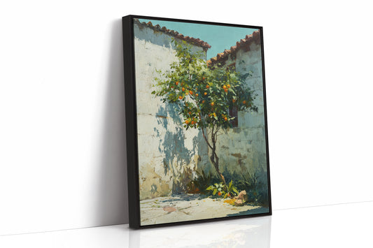 Oranges Beneath the Sunlit Wall