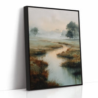 Morning Mist Over Still Waters