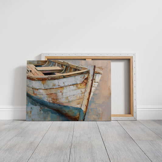 Weathered Hull Awaits The Tide