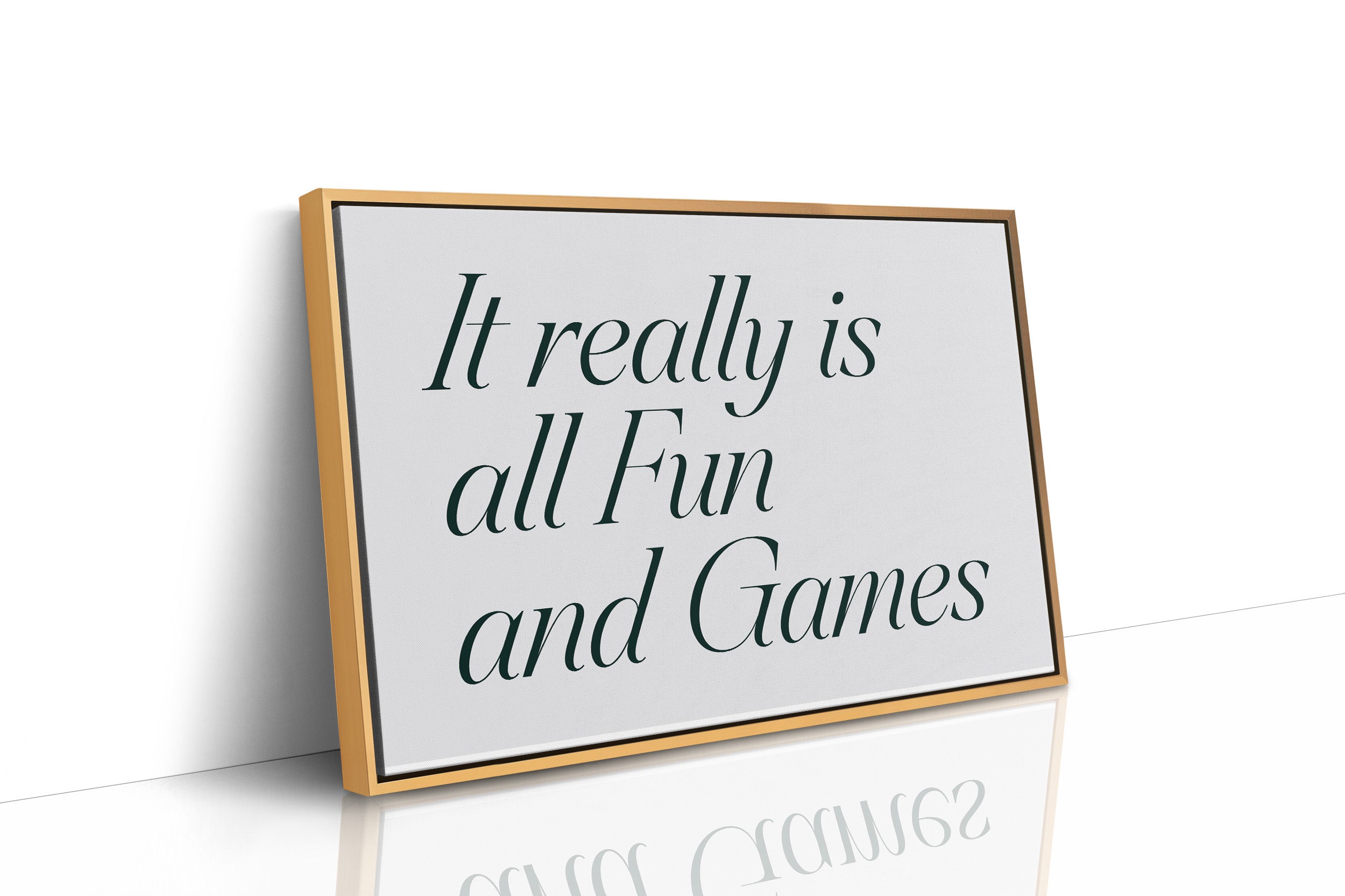 It Really Is All Fun and Games