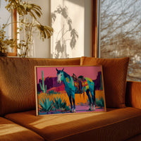 Turquoise Stallion Meets Desert Dawn