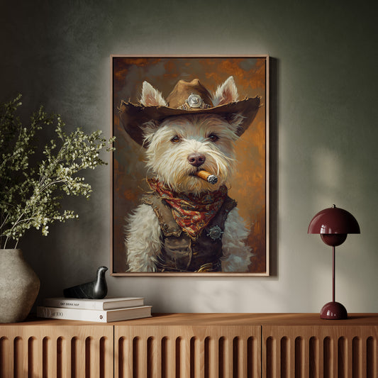West Highland White Terrier Gunslinger
