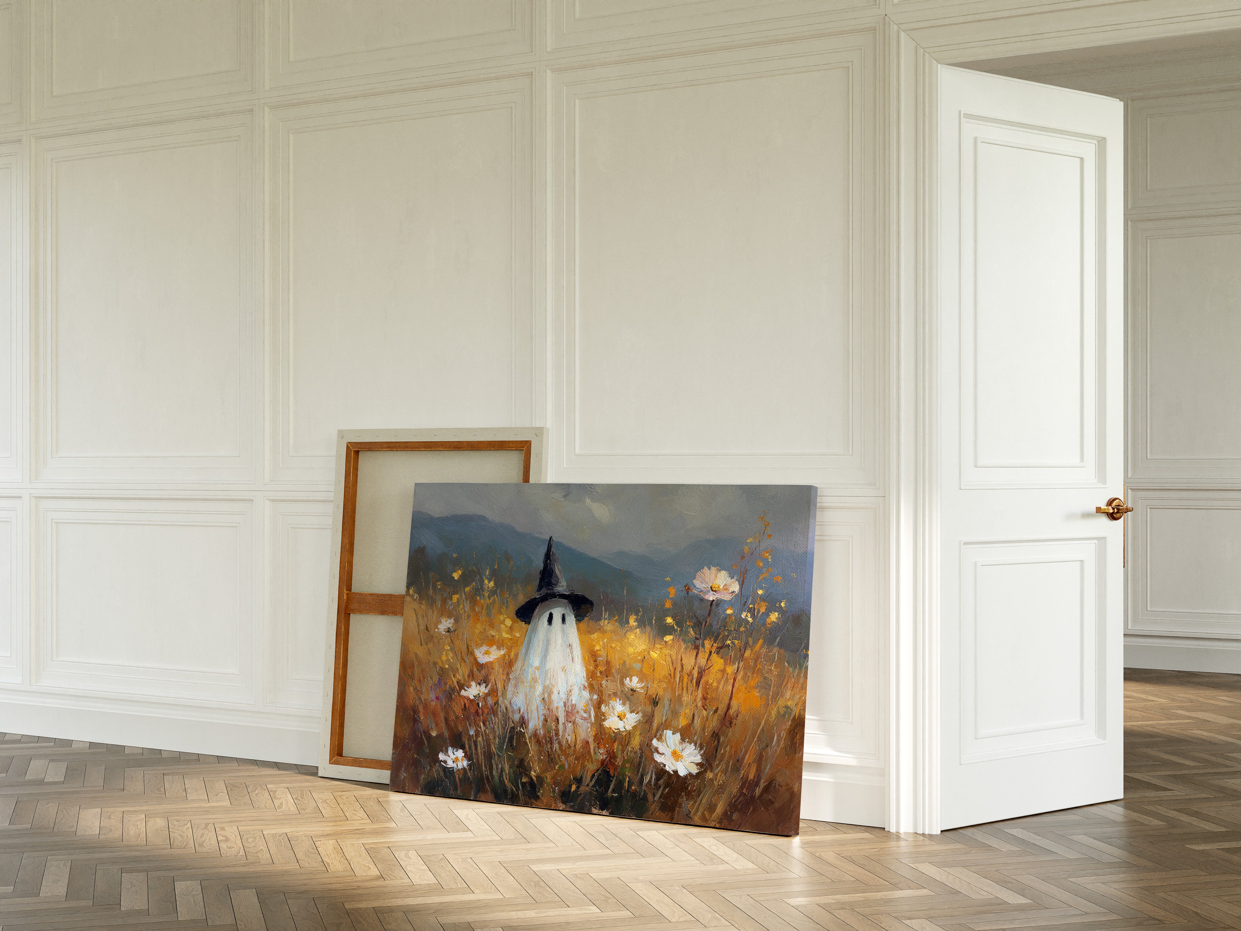 A Ghost Among Golden Blooms
