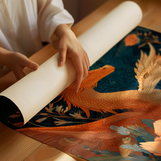 Ancient Scales Among Lotus Blooms