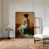 A Moment in Celadon Silk