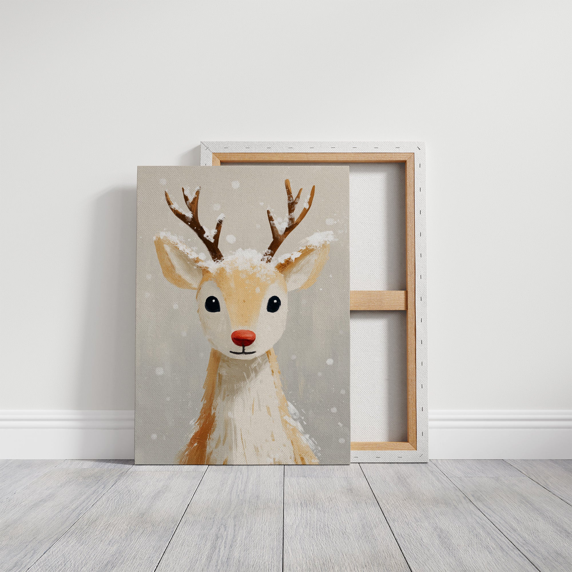 Snow-Dusted Christmas Reindeer