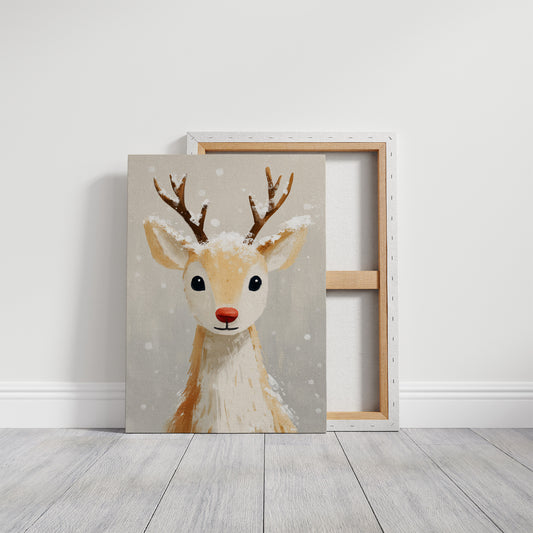 Snow-Dusted Christmas Reindeer