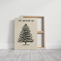 Simple Evergreen In December Light