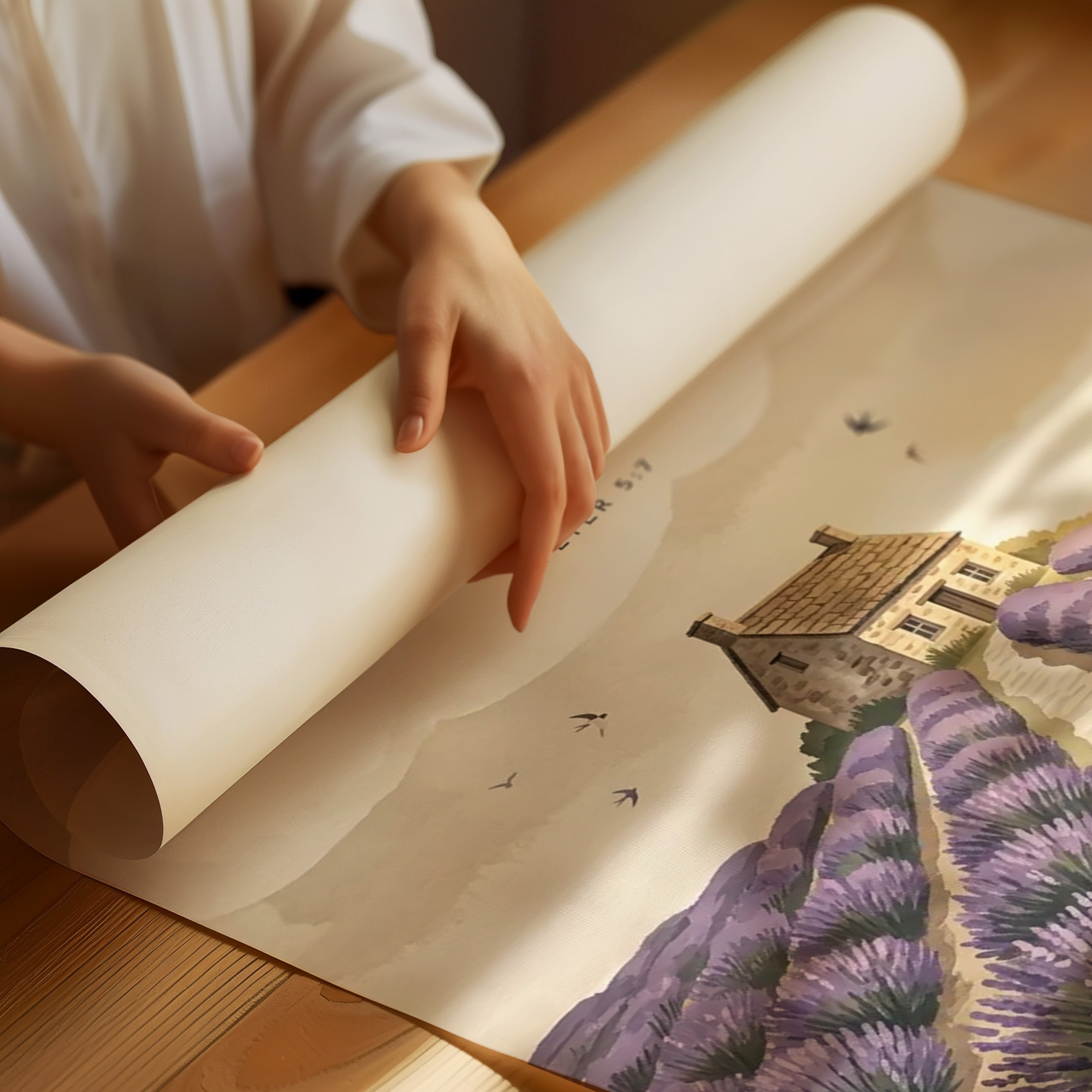 Cast Your Cares: Lavender Cottage Path