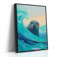 Ocean Soul Peers Through Waves