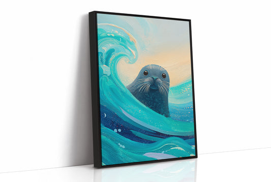 Ocean Soul Peers Through Waves