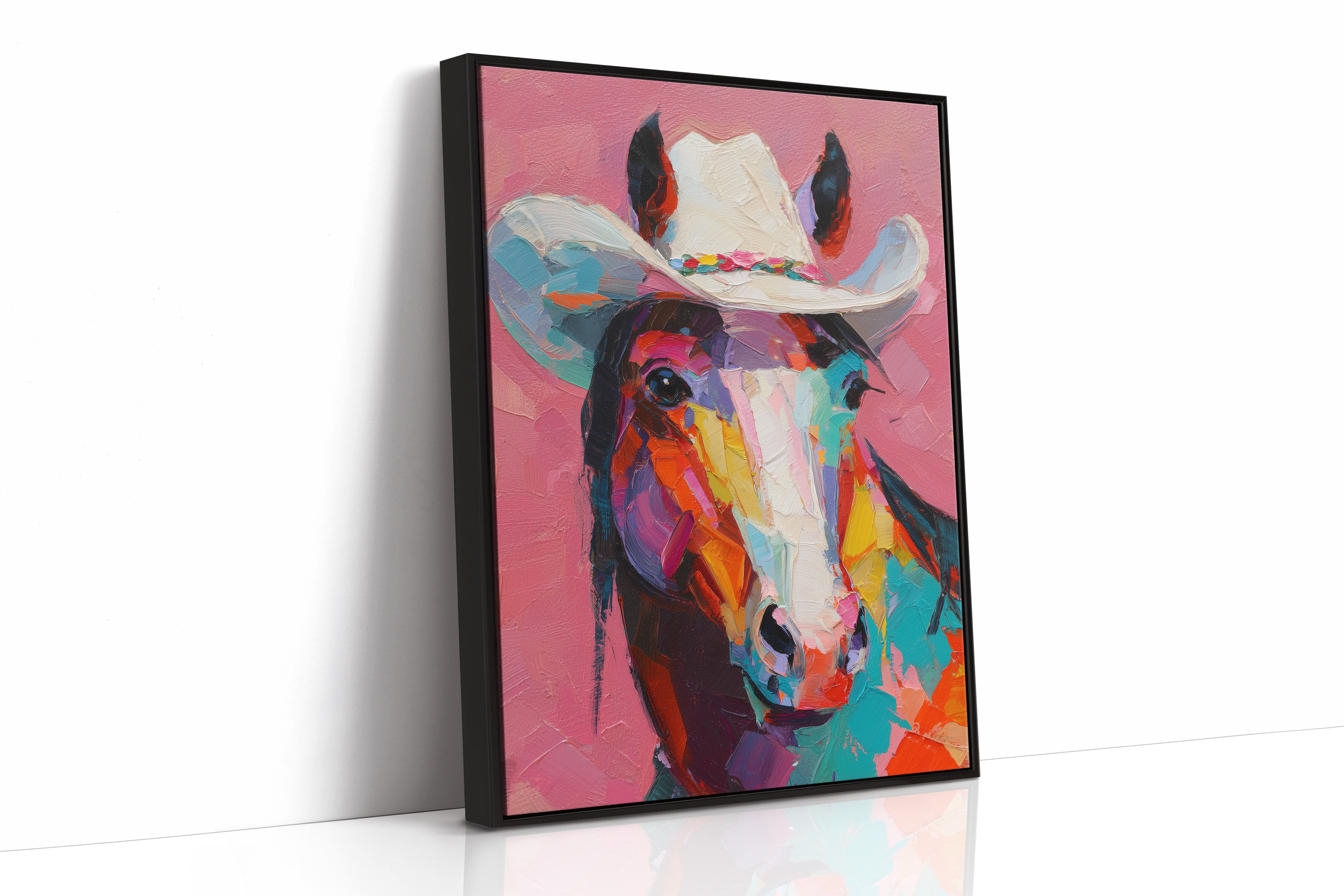 Neon Cowgirl In Bloom