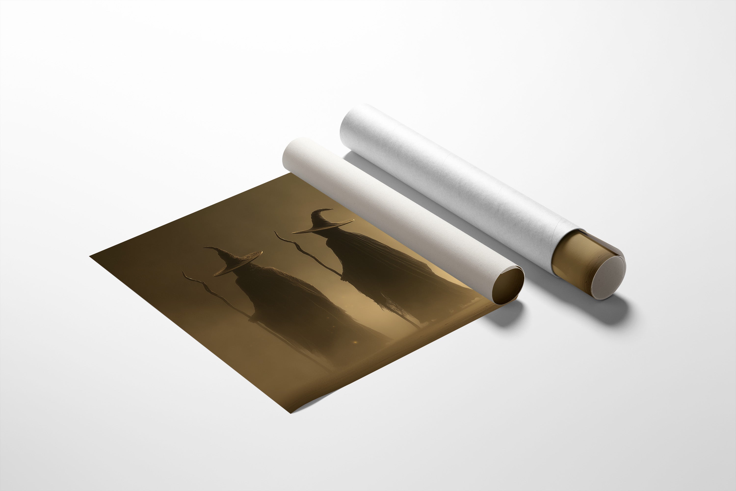 Three Mages Cross Misty Threshold